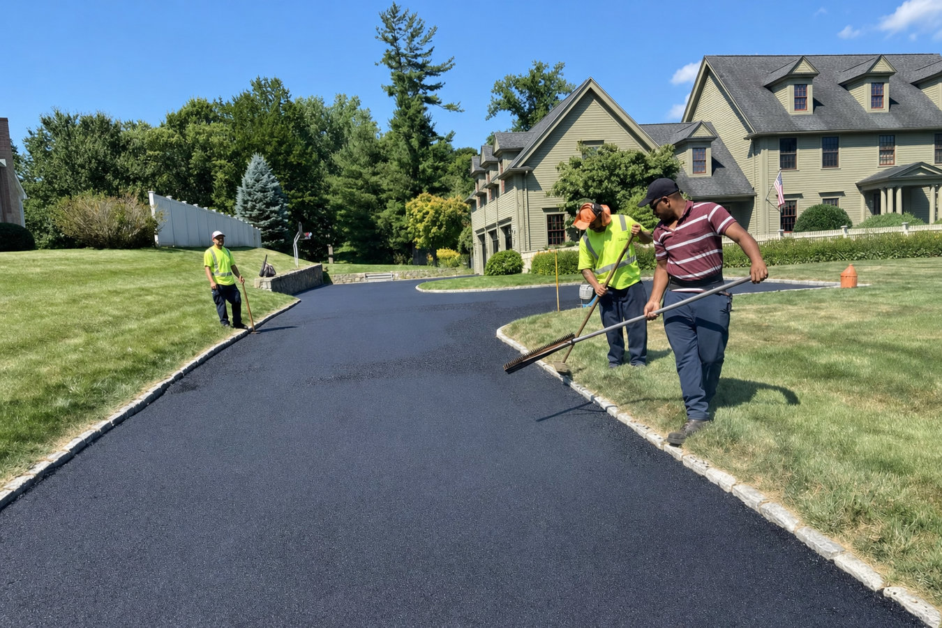 Driveway paving